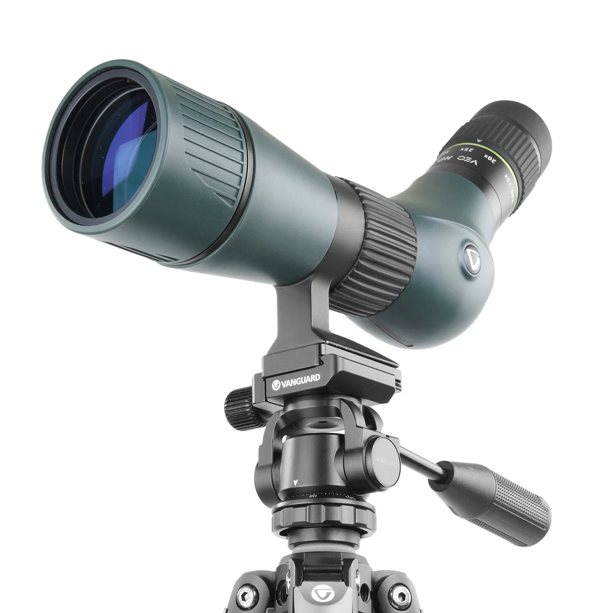 VEO PH-26 ARCA COMPATIBLE 2-WAY PAN HEAD FOR SPOTTING SCOPES ON TRAVEL TRIPODS