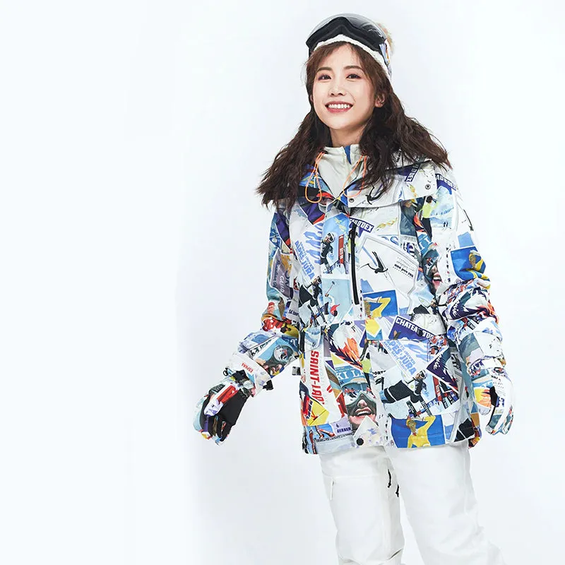 Warm Windproof Outdoor Snowboarding Jacket