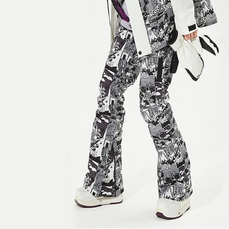 Warm Windproof Waterproof Outdoor Snowboarding Pants